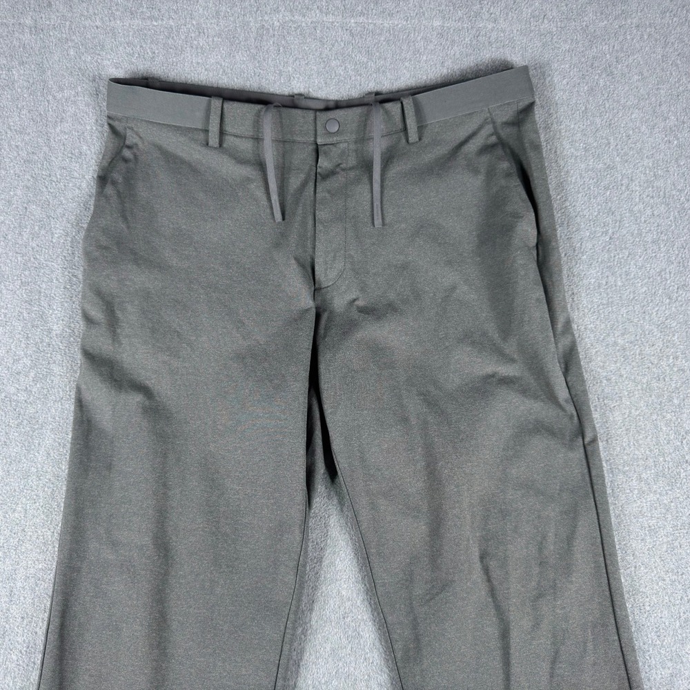 Uniqlo Pants Mens XL Gray Drawstring Stretch